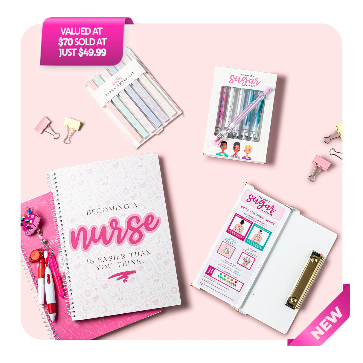 Nursing Student Stationery Bundle