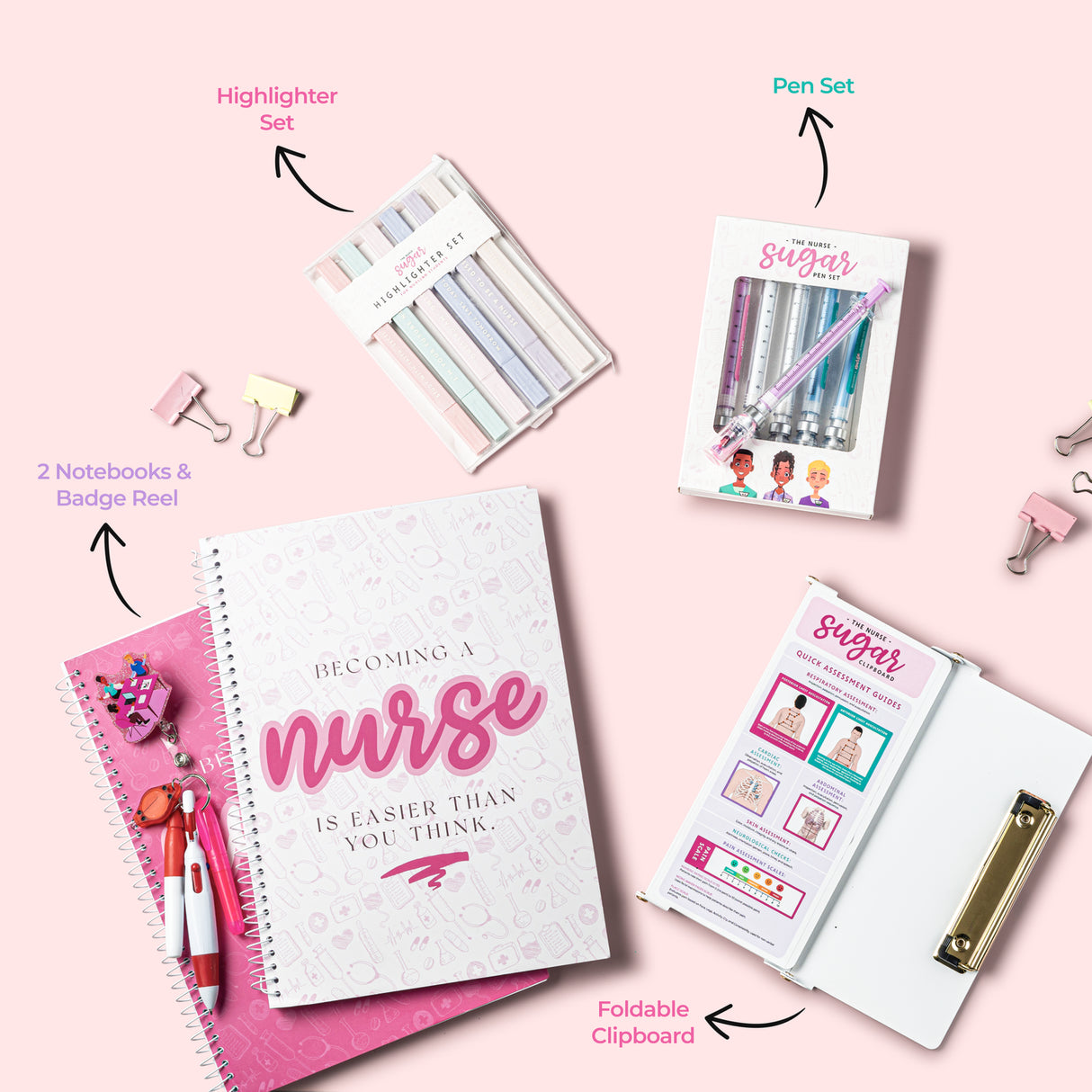 Nursing Student Stationery Bundle
